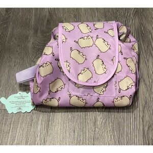 Pusheen Cat Drawstring Pouch Bag Purple Exclusive Box‎ Edition New With Tags